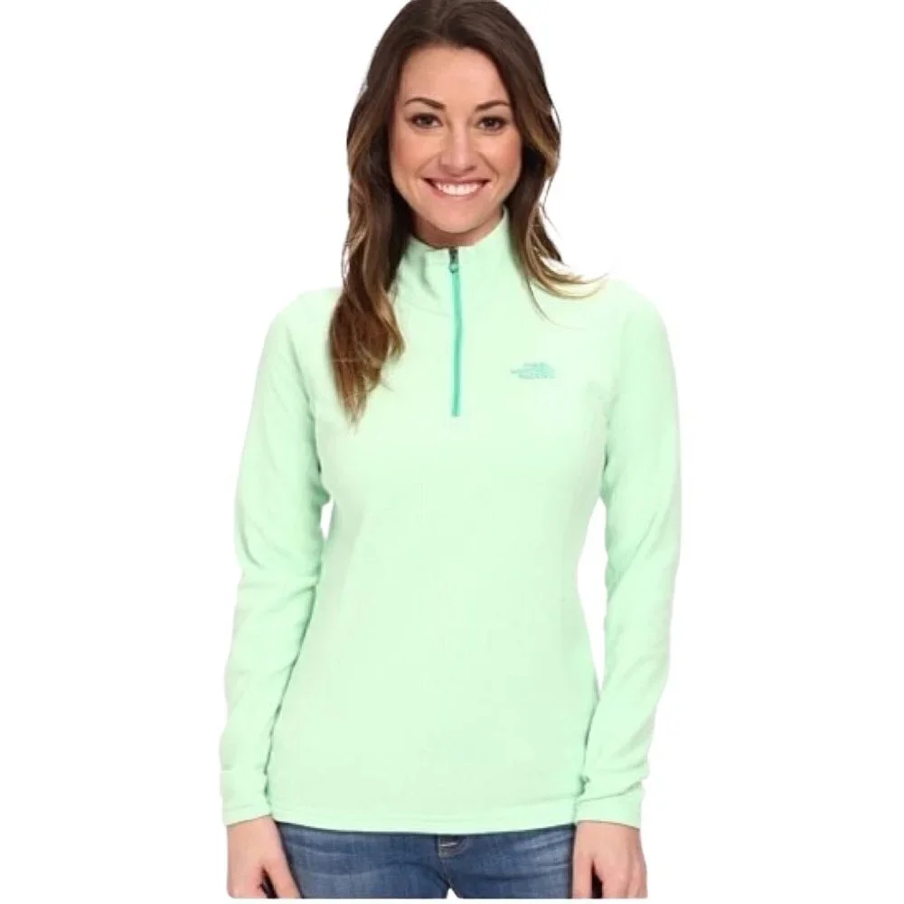 THE NORTH FACE Fleece 1/4 Zip Pullover Jacket - Size Large - Picture 1 of 6